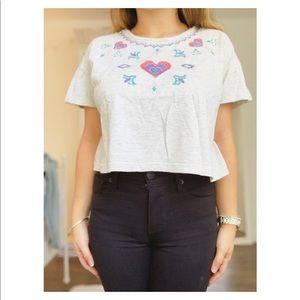 Handmade crochet heart top ♥️